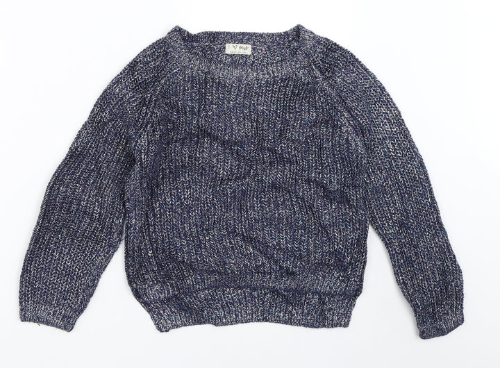 NEXT Girls Blue Pullover Jumper Size 8 Years