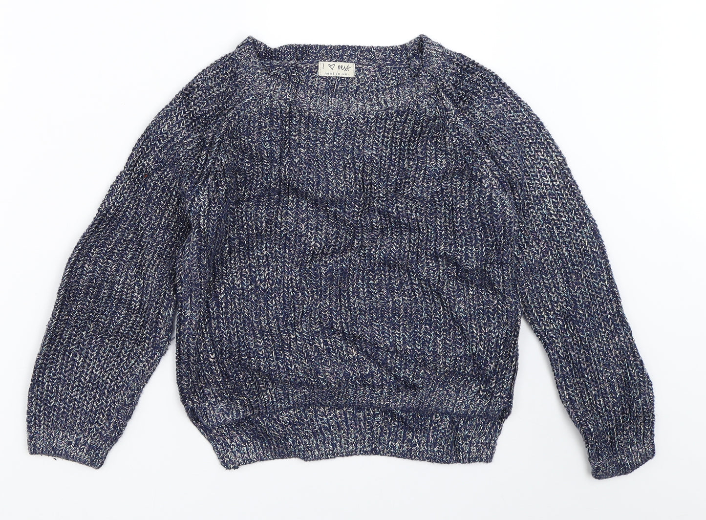 NEXT Girls Blue   Pullover Jumper Size 8 Years