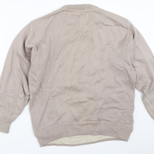 Summerland Mens Beige   Pullover Jumper Size M