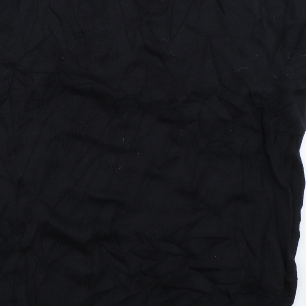 Bm Collection Womens Black   Pullover Jumper Size M