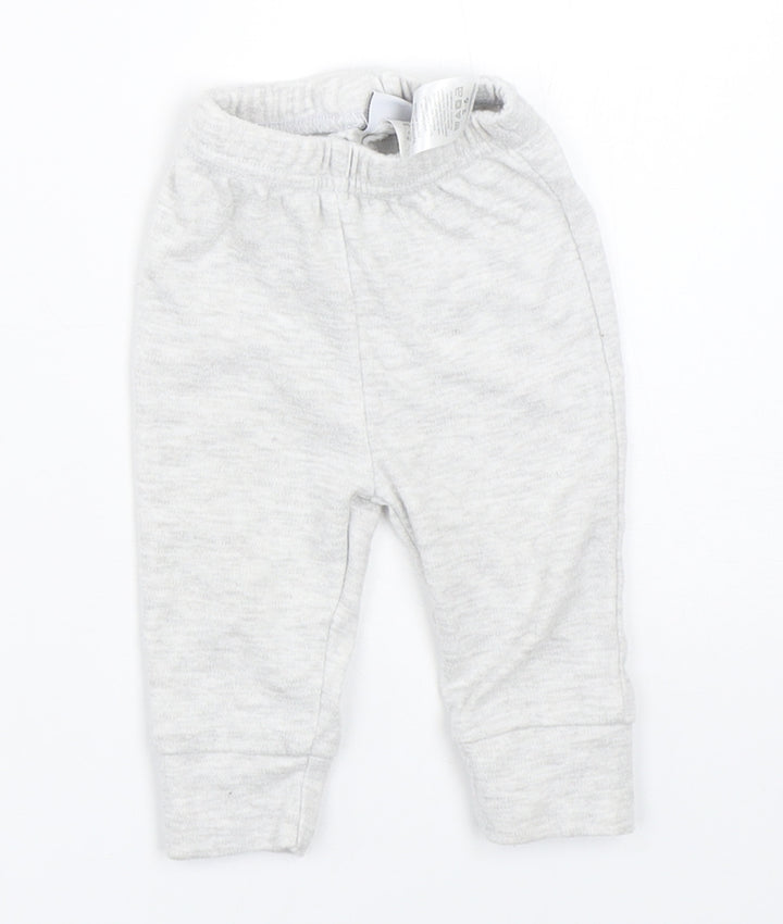 Rene Rafe Boys Grey   Jogger Trousers Size 3-6 Months