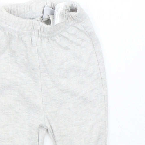 Rene Rafe Boys Grey   Jogger Trousers Size 3-6 Months