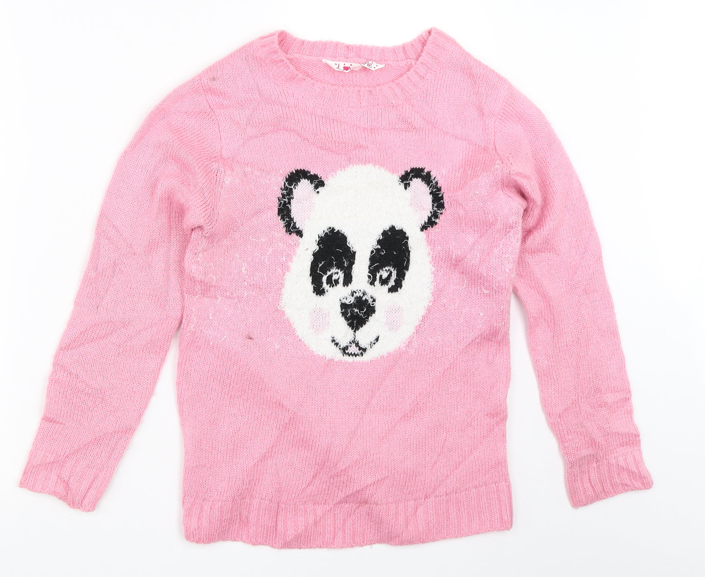 Love Me Girls Pink   Pullover Jumper Size 11-12 Years
