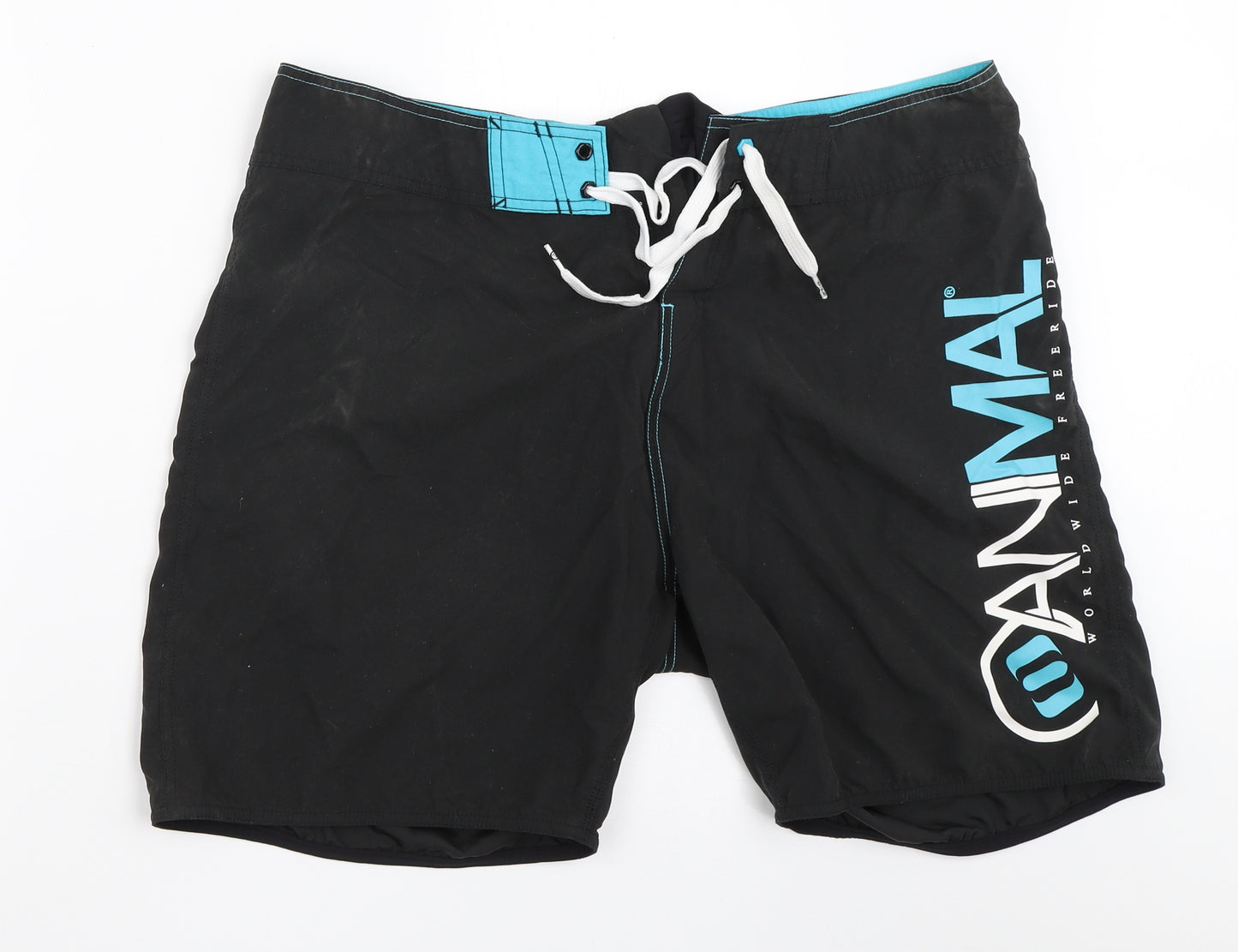 Animal Mens Black   Bermuda Shorts Size 38 in