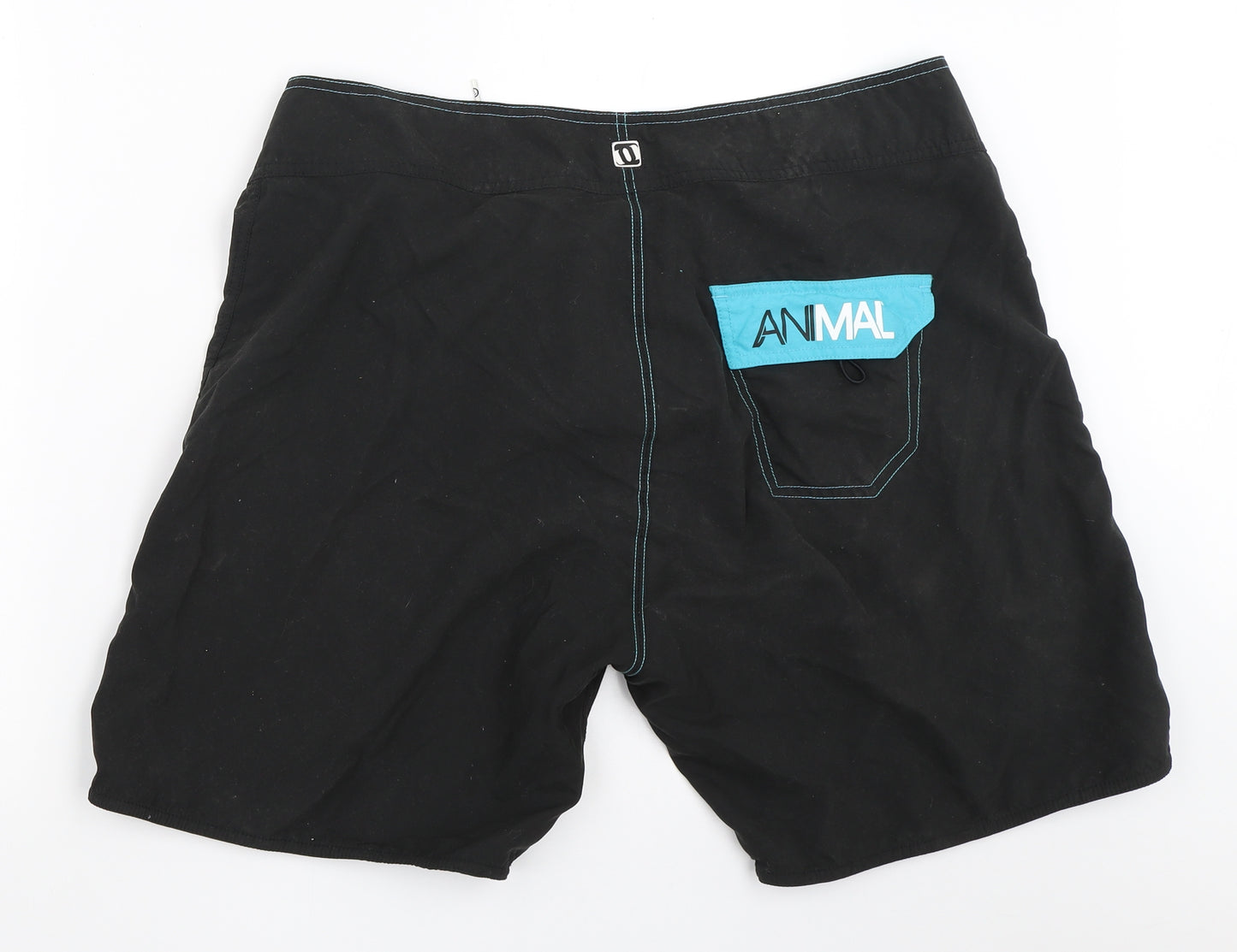 Animal Mens Black   Bermuda Shorts Size 38 in