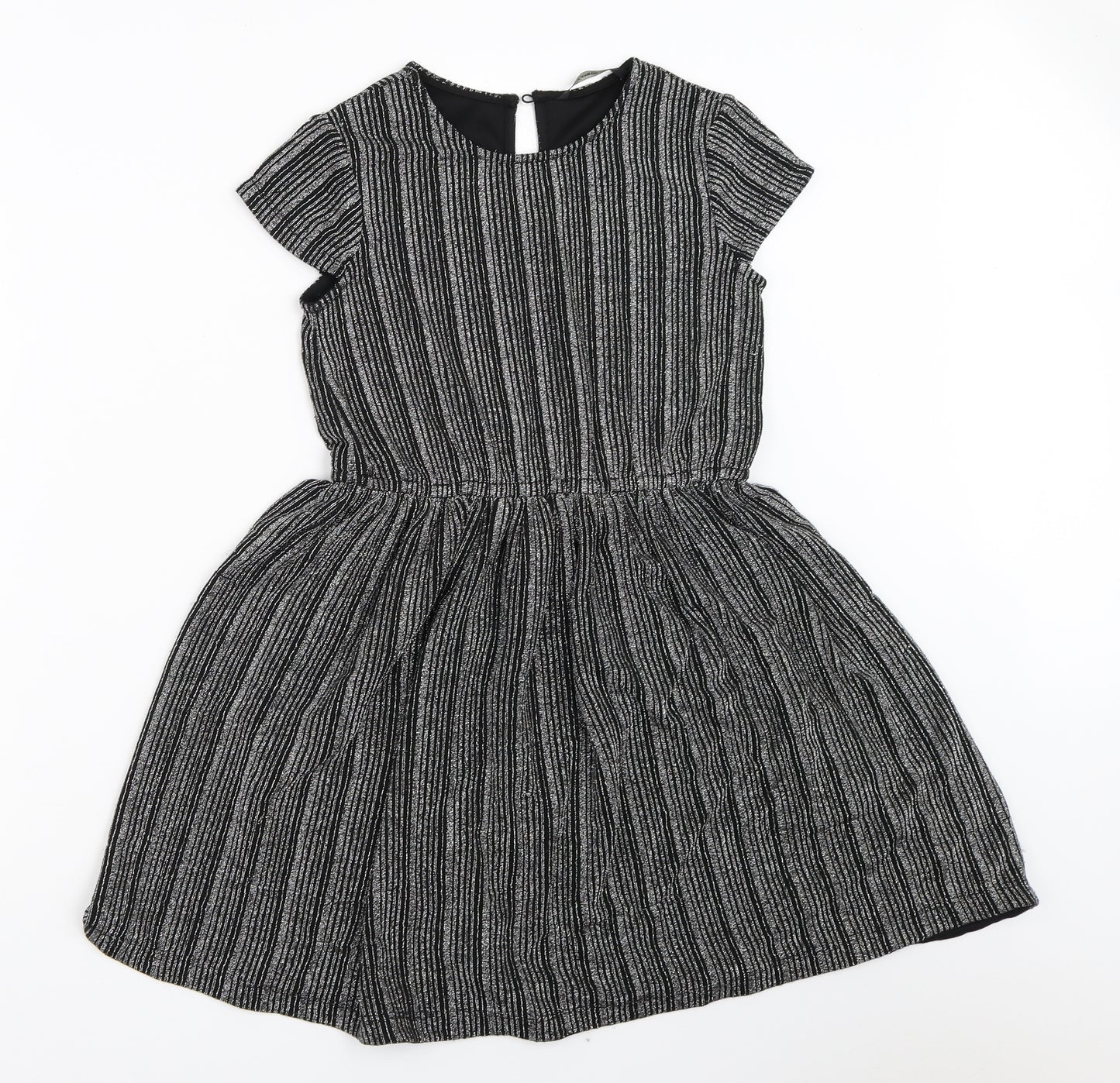 George Girls Black   Fit & Flare  Size 9-10 Years