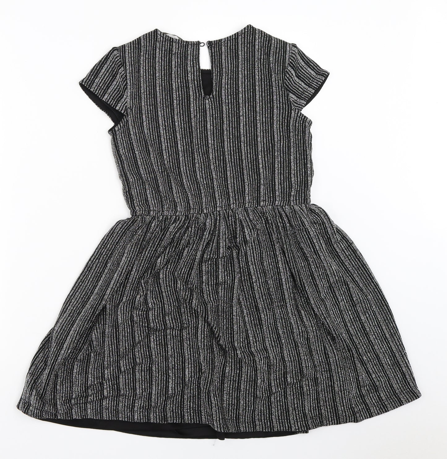 George Girls Black   Fit & Flare  Size 9-10 Years