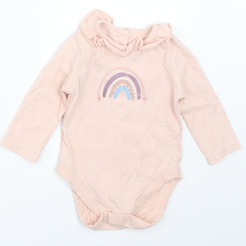 George Girls Pink   Babygrow One-Piece Size 3-6 Months
