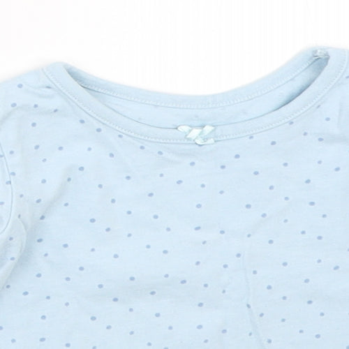 George Girls Blue   Basic T-Shirt Size 0-3 Months