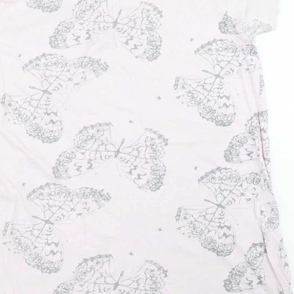 Peacocks Womens Pink Solid  Top Pyjama Top Size 18