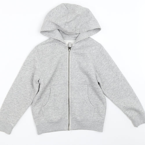 NEXT Girls Grey   Full Zip Hoodie Size 5-6 Years