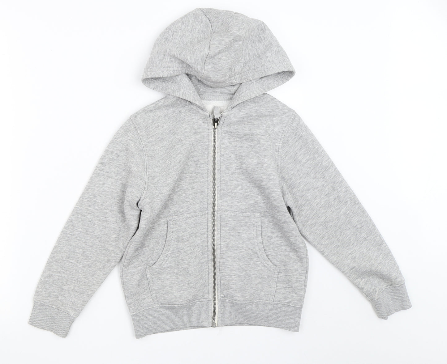 NEXT Girls Grey   Full Zip Hoodie Size 5-6 Years