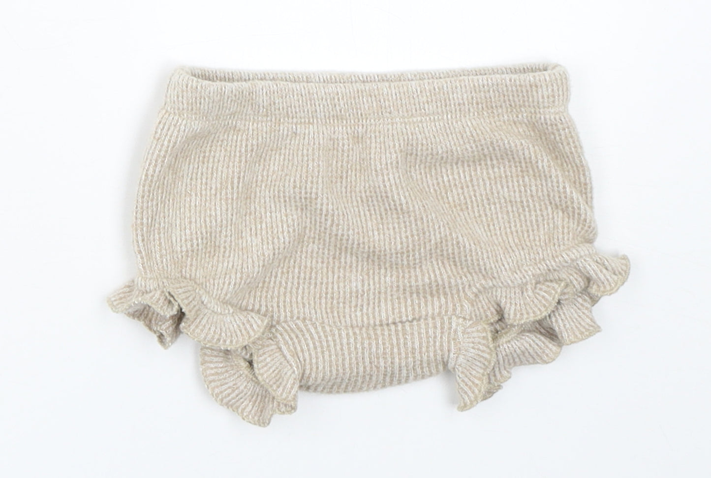 George Girls Beige   Cropped Trousers Size 3-6 Months