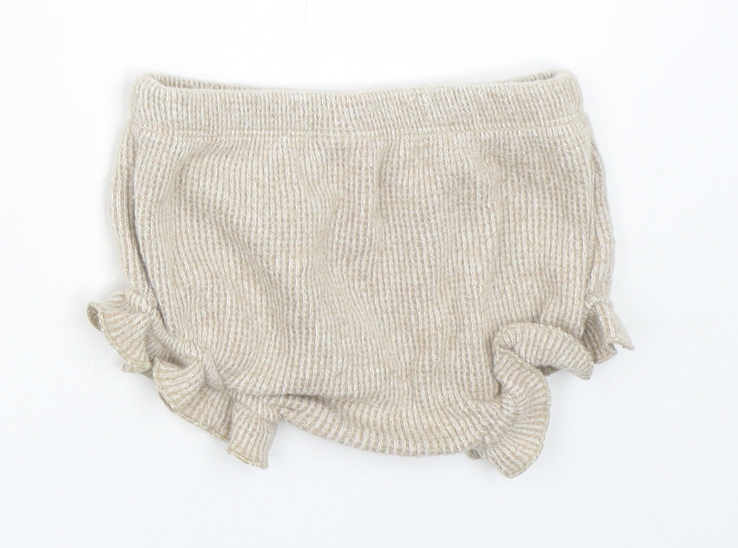 George Girls Beige   Cropped Trousers Size 3-6 Months