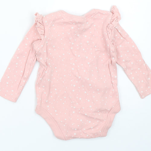 F&F Girls Pink   Babygrow One-Piece Size 3-6 Months  - bambi