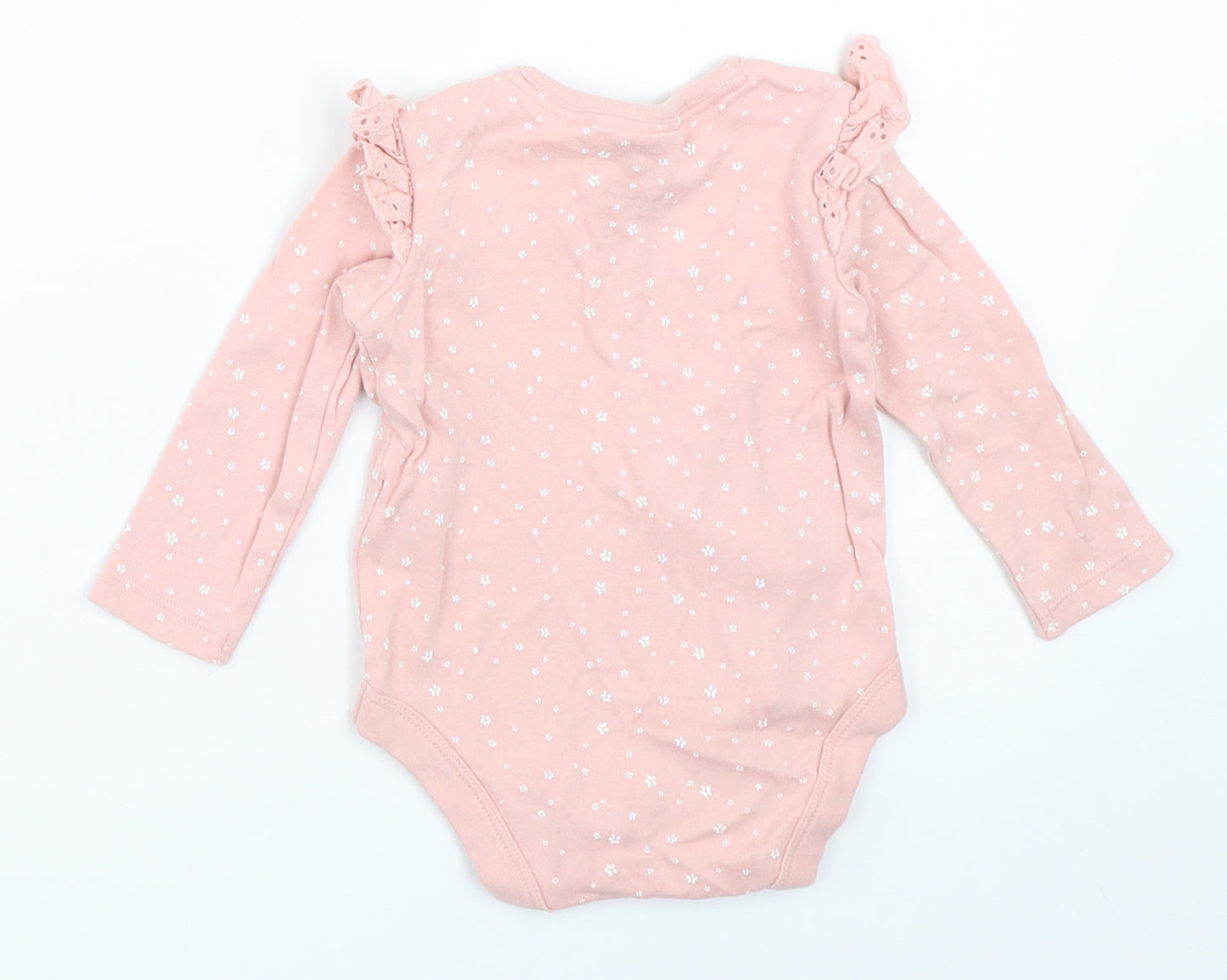 F&F Girls Pink   Babygrow One-Piece Size 3-6 Months  - bambi