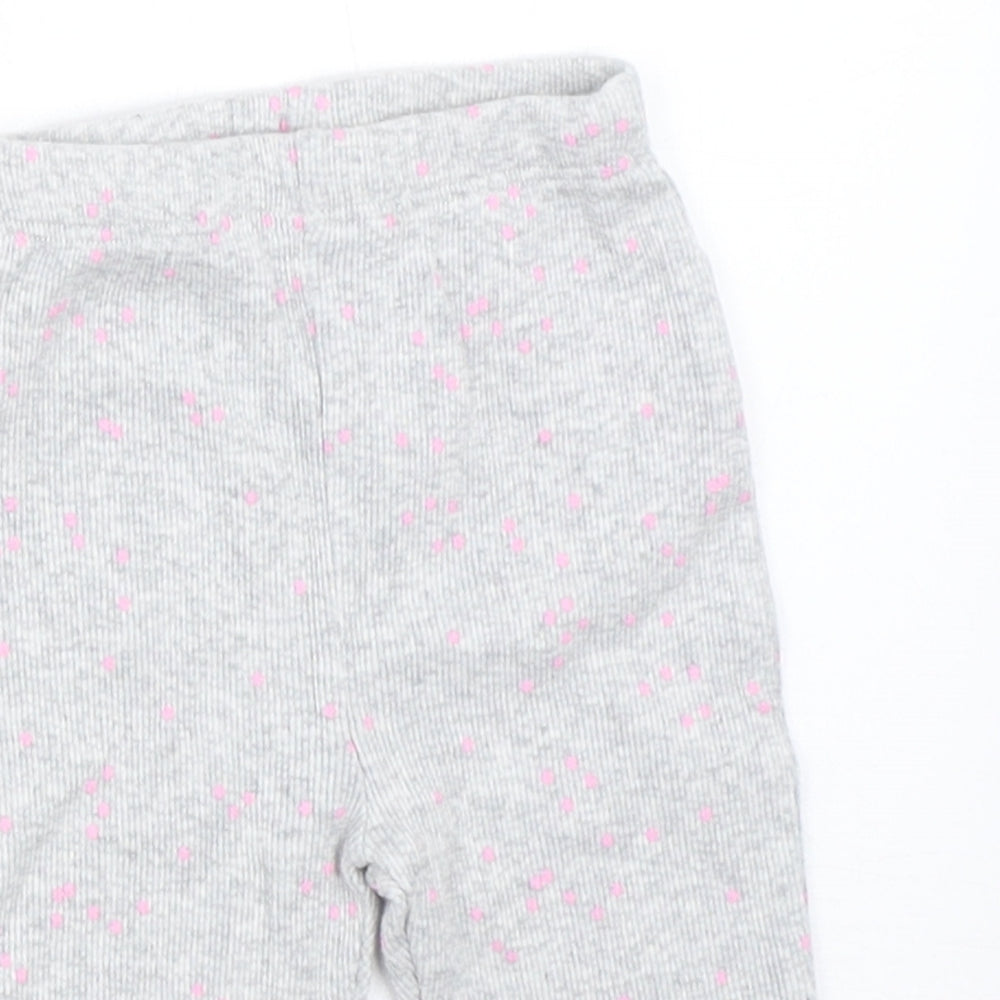 Mothercare Girls Grey   Jogger Trousers Size 0-3 Months