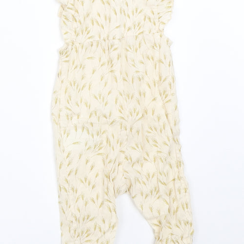 H&M Girls Beige   Romper One-Piece Size 0-3 Months