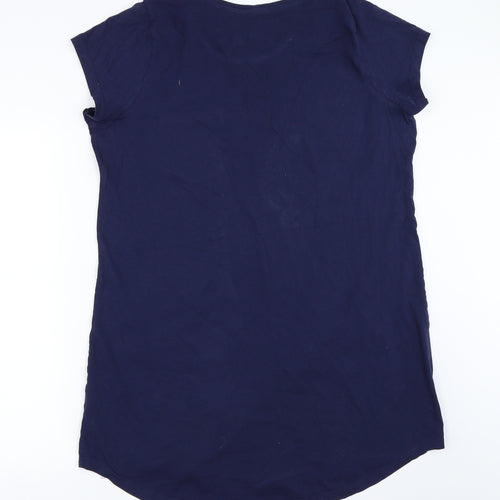 George Womens Blue Solid  Top Dress Size 16