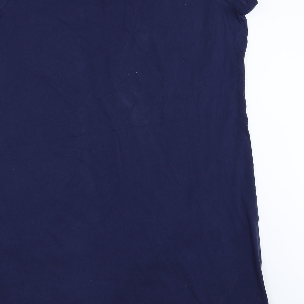 George Womens Blue Solid  Top Dress Size 16