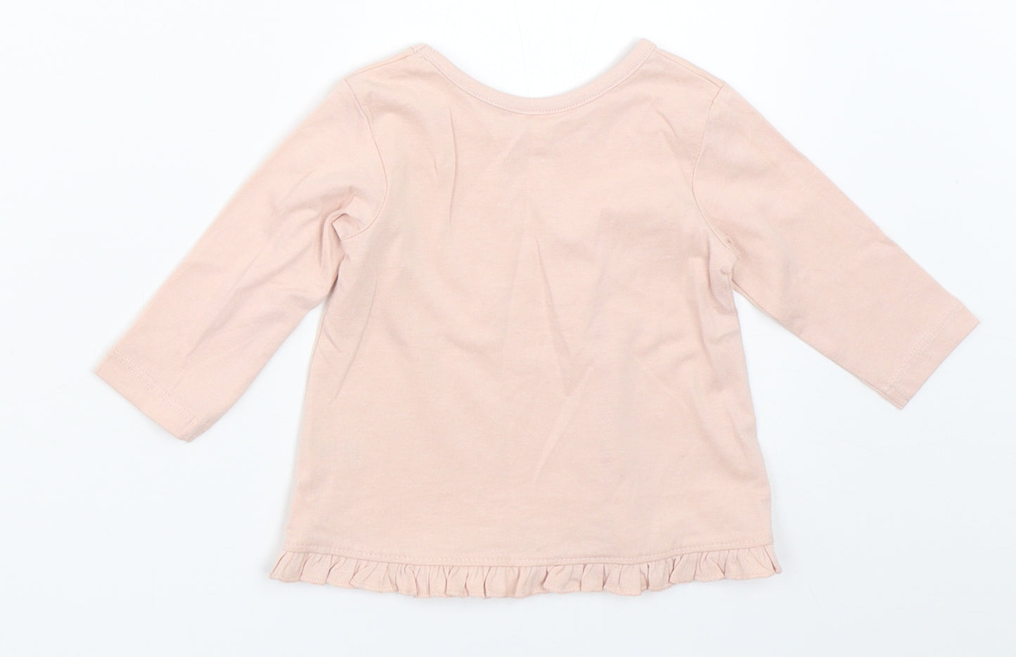 George Girls Pink   Basic T-Shirt Size 3-6 Months