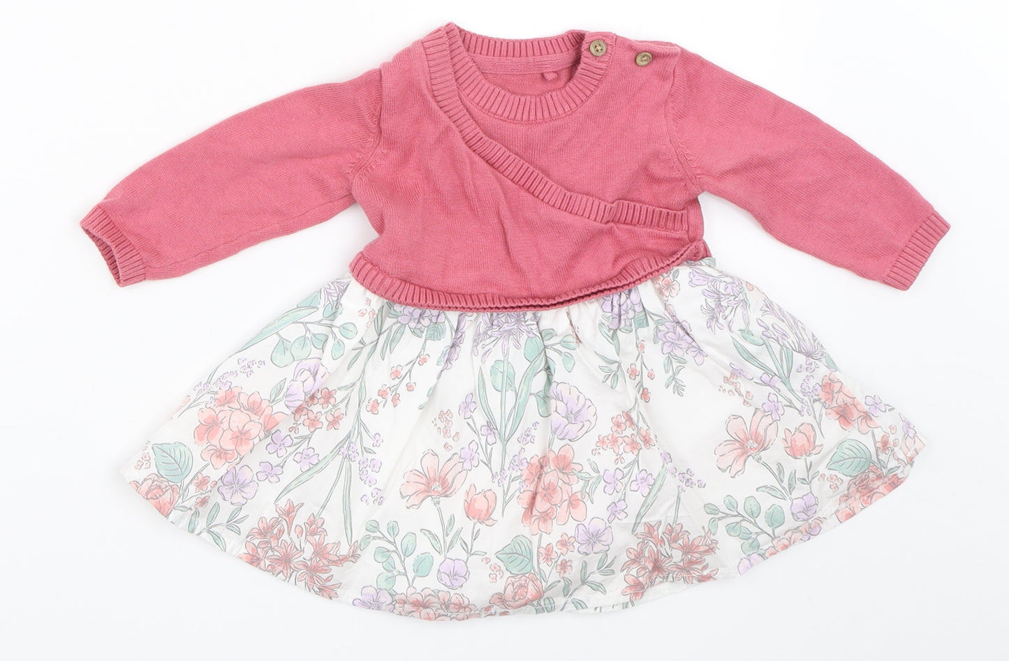 TU Girls Pink   Fit & Flare  Size 3-6 Months