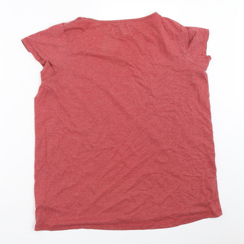 NEXT Womens Red Solid  Top Pyjama Top Size 14