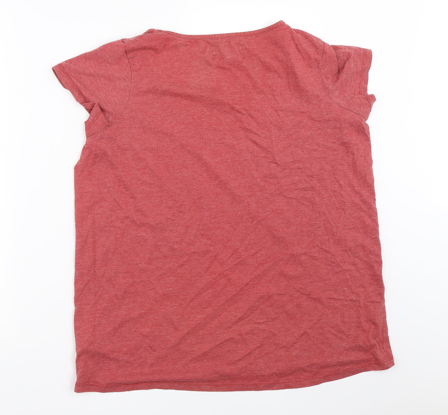 NEXT Womens Red Solid  Top Pyjama Top Size 14