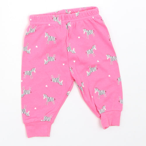 Primark Girls Pink   Jogger Trousers Size 0-3 Months