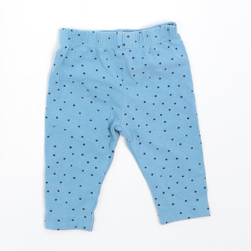 John Lewis Girls Blue   Capri Leggings Size 0-3 Months