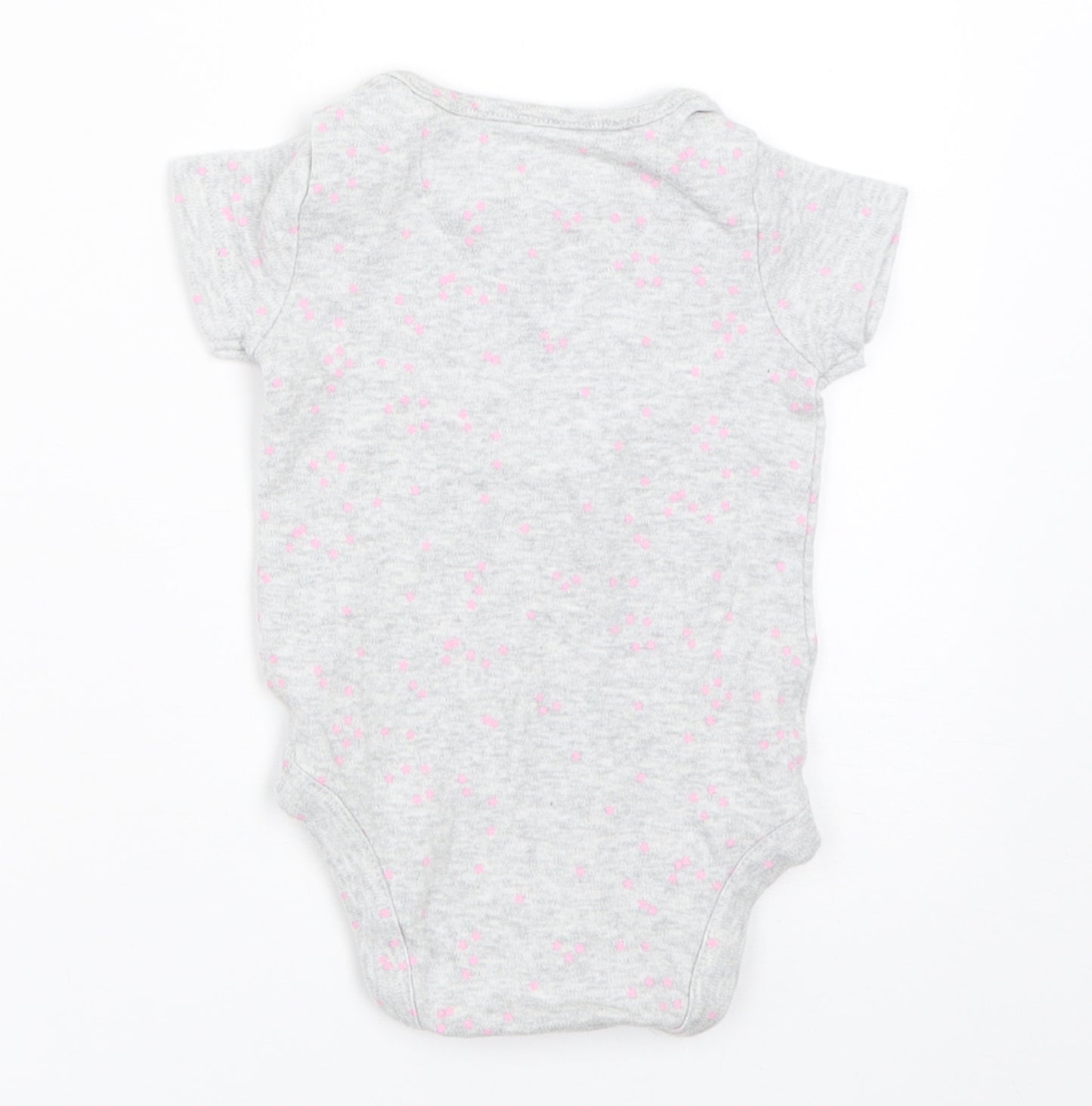 Mothercare Girls Grey   Babygrow One-Piece Size 0-3 Months