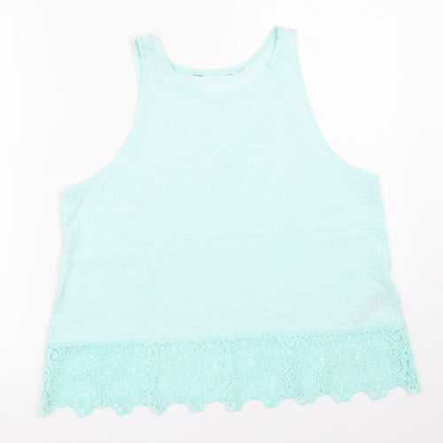 New Look Womens Green   Basic Tank Size 12