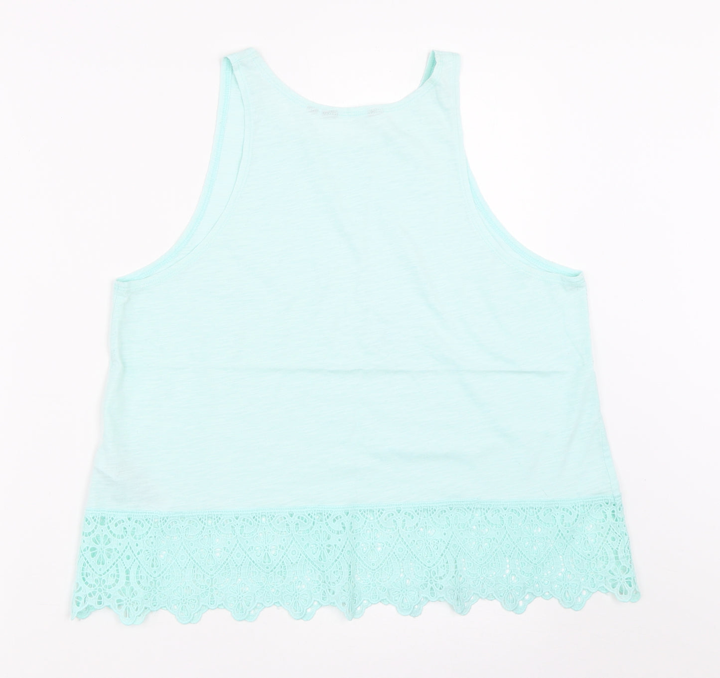 New Look Womens Green   Basic Tank Size 12