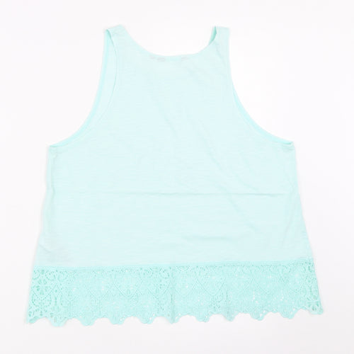 New Look Womens Green   Basic Tank Size 12