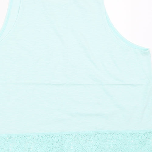 New Look Womens Green   Basic Tank Size 12