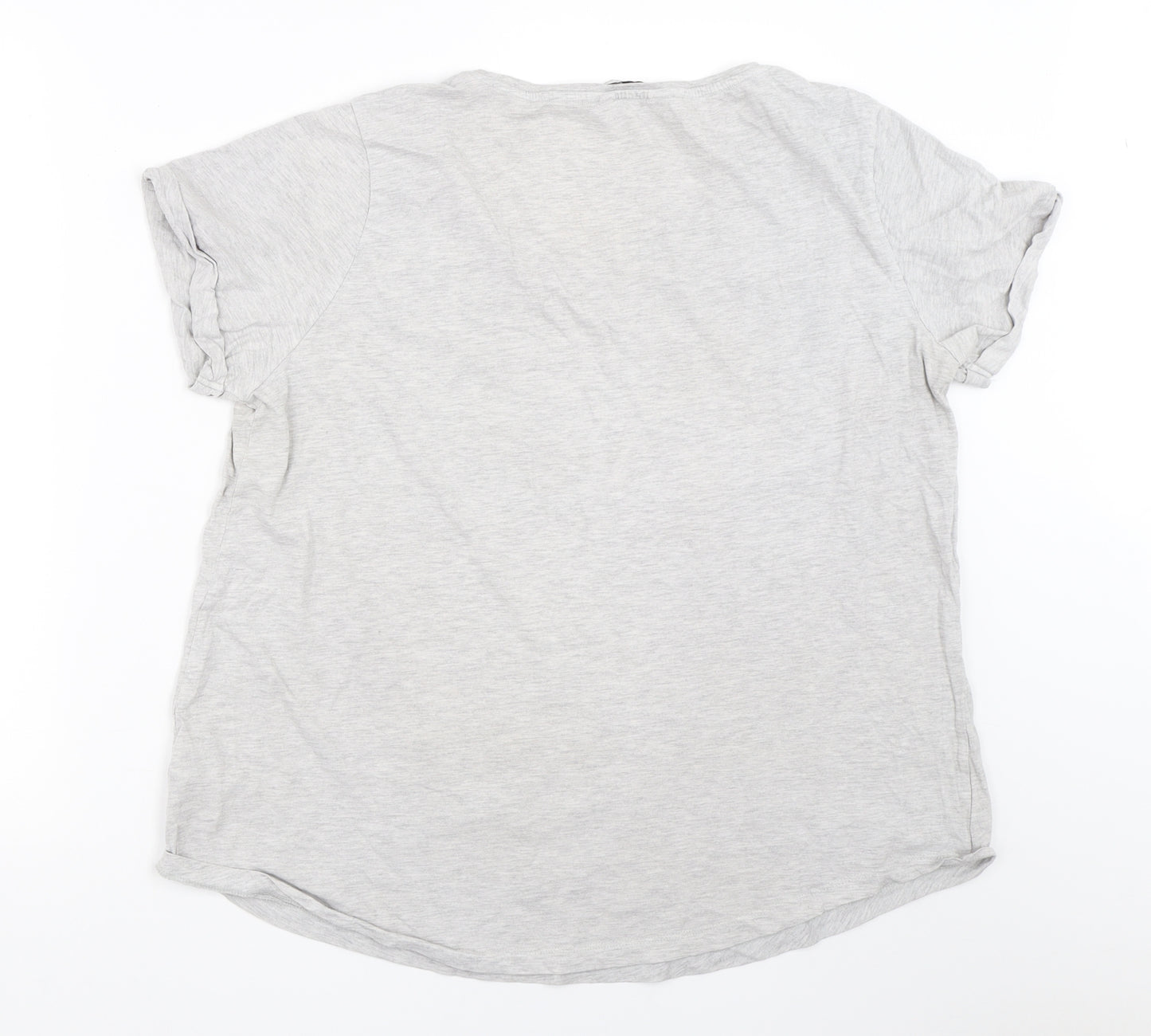 Very Womens Grey   Basic T-Shirt Size 18