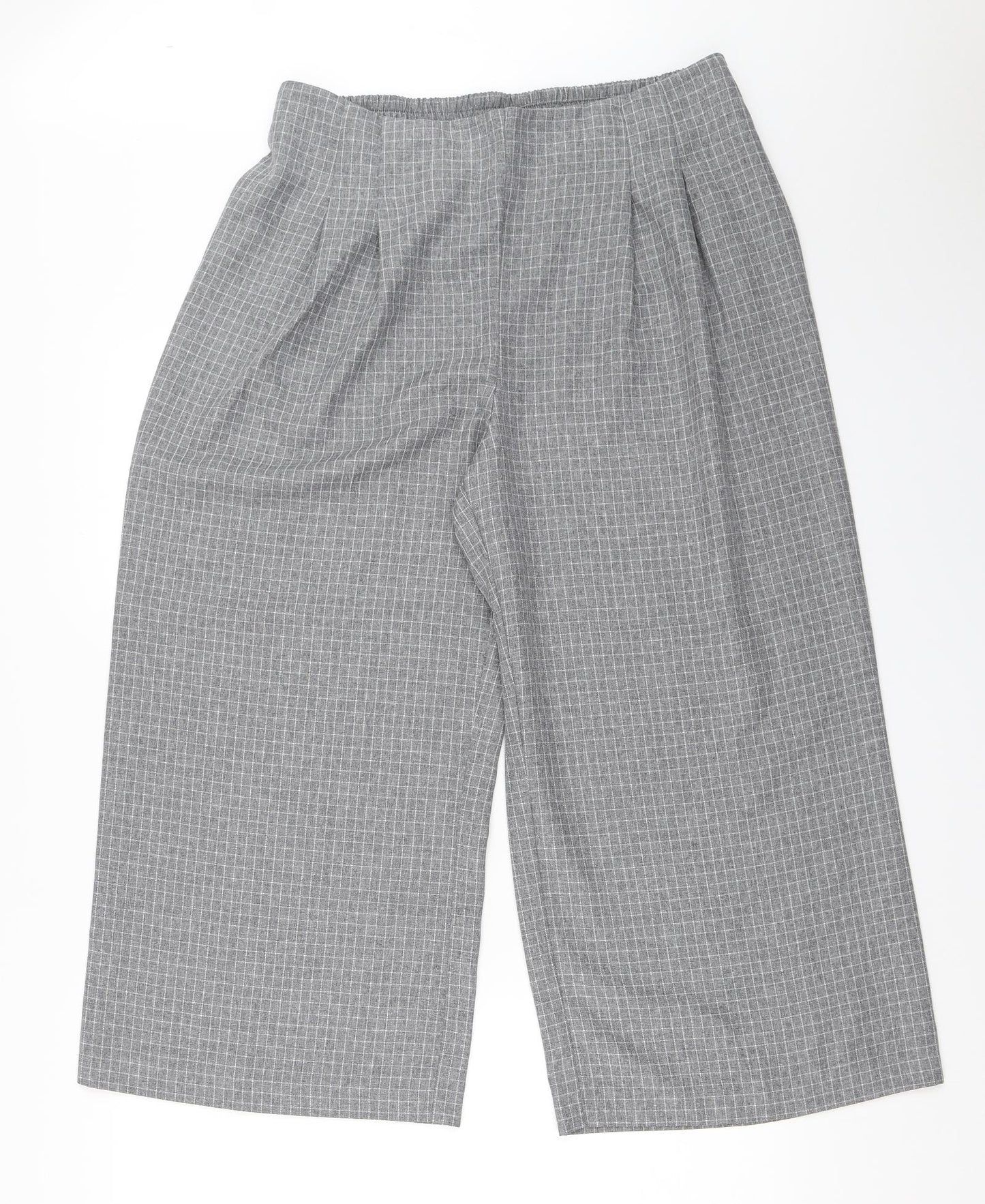 Primark Womens Grey   Cropped Trousers Size 16 L22 in