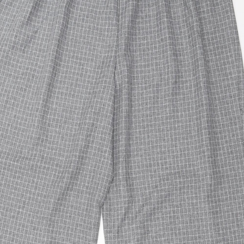 Primark Womens Grey   Cropped Trousers Size 16 L22 in