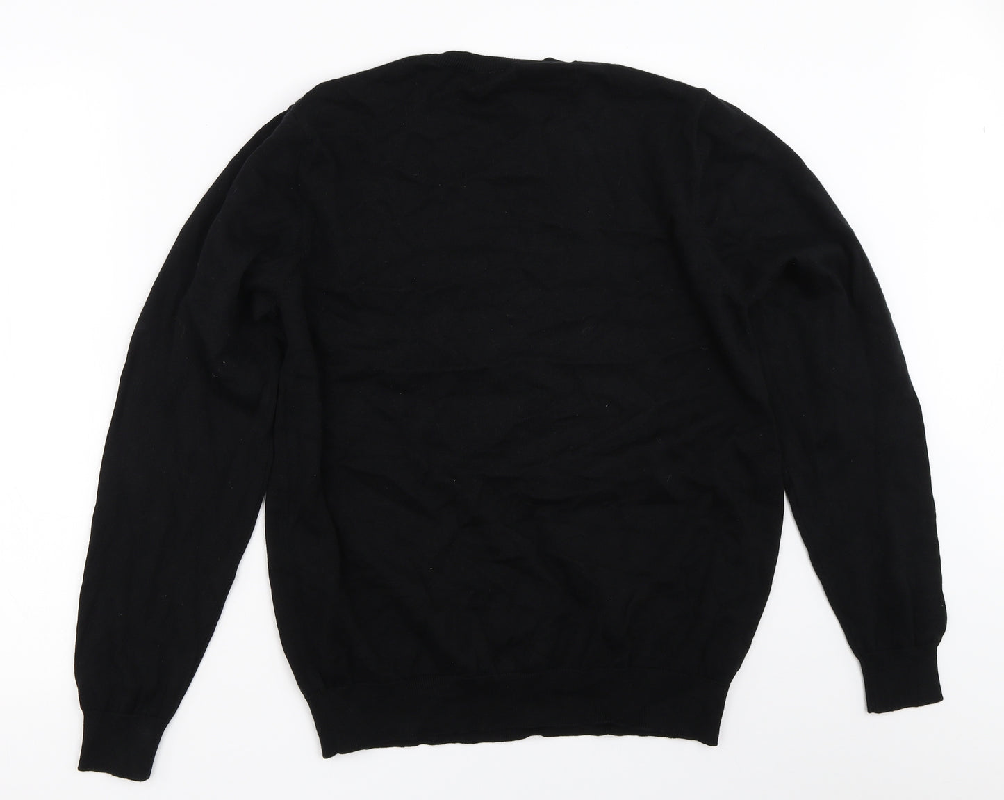 Marks and Spencer Mens Black   Pullover Jumper Size L