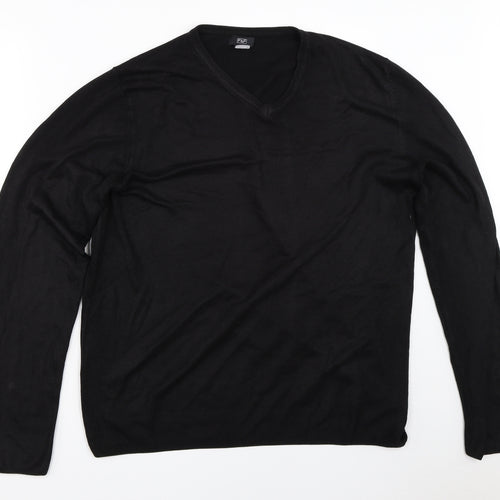 F&F Mens Black   Pullover Jumper Size L