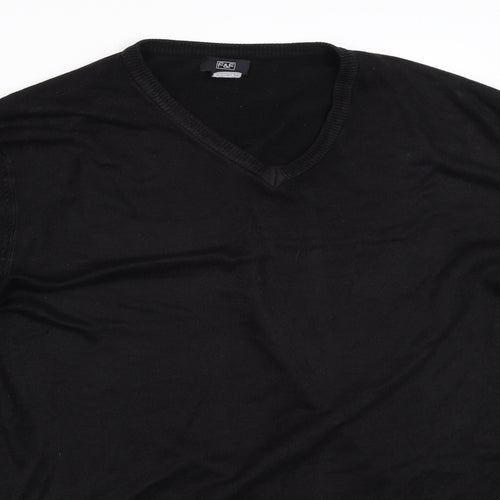 F&F Mens Black   Pullover Jumper Size L
