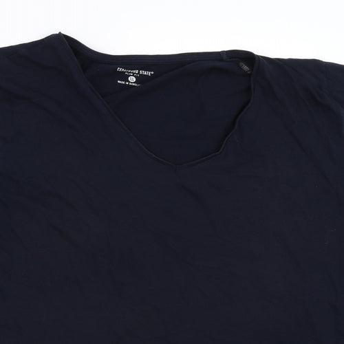 Cedar Wood State Mens Blue    T-Shirt Size 2XL