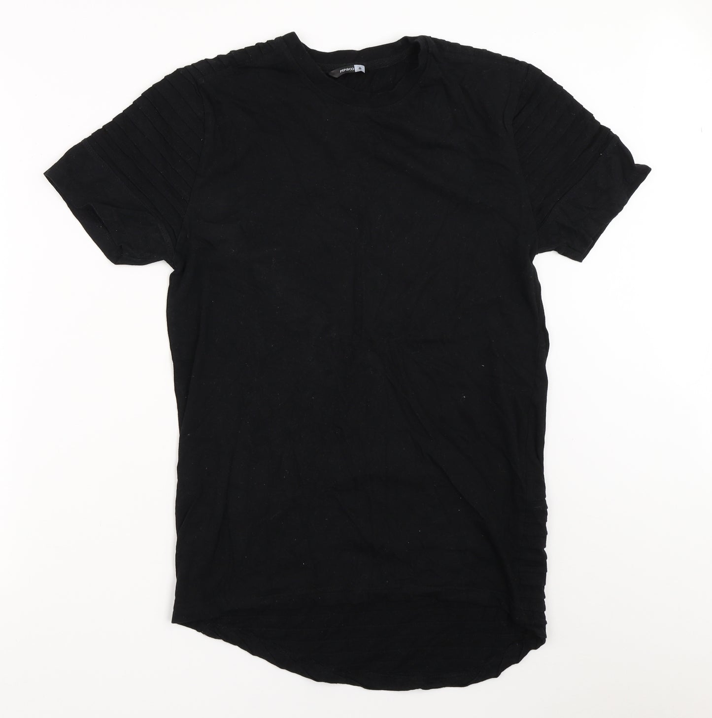 Pep&Co Mens Black    T-Shirt Size S