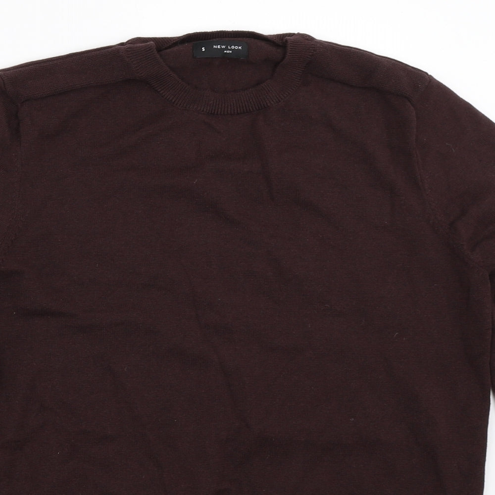 New Look Mens Brown   Pullover Jumper Size S