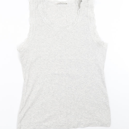 TU Womens Grey Solid  Top Pyjama Top Size 16