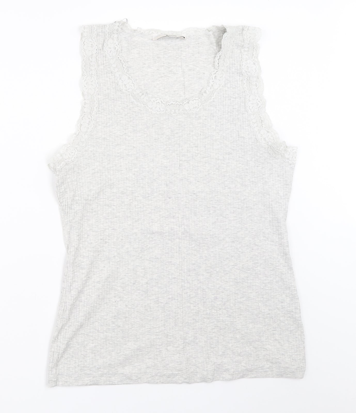 TU Womens Grey Solid  Top Pyjama Top Size 16