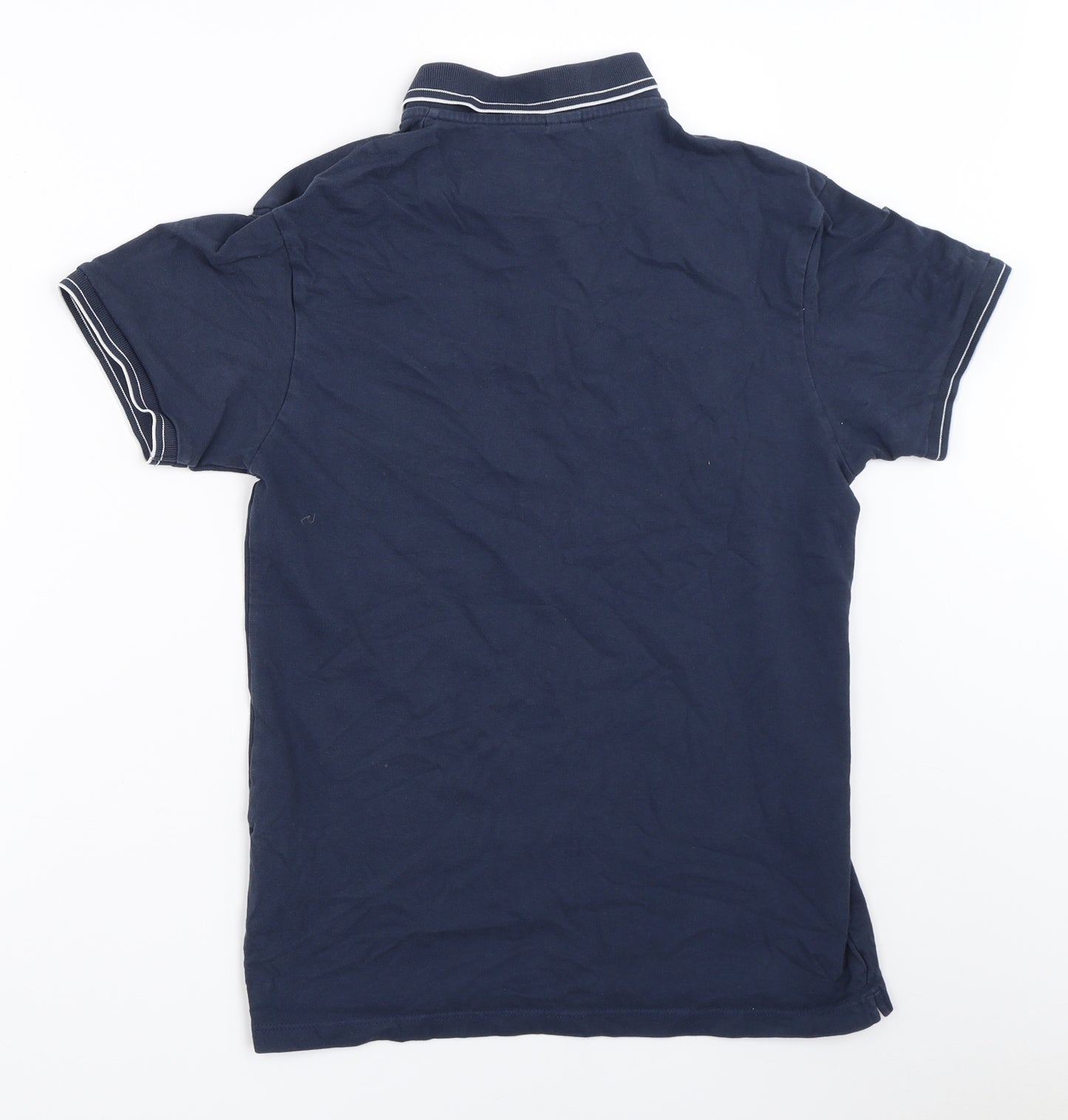 Replay Mens Blue    Polo Size M
