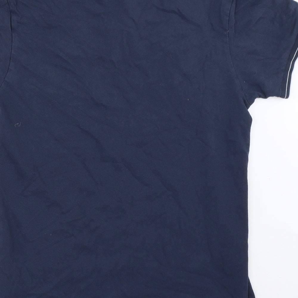 Replay Mens Blue    Polo Size M