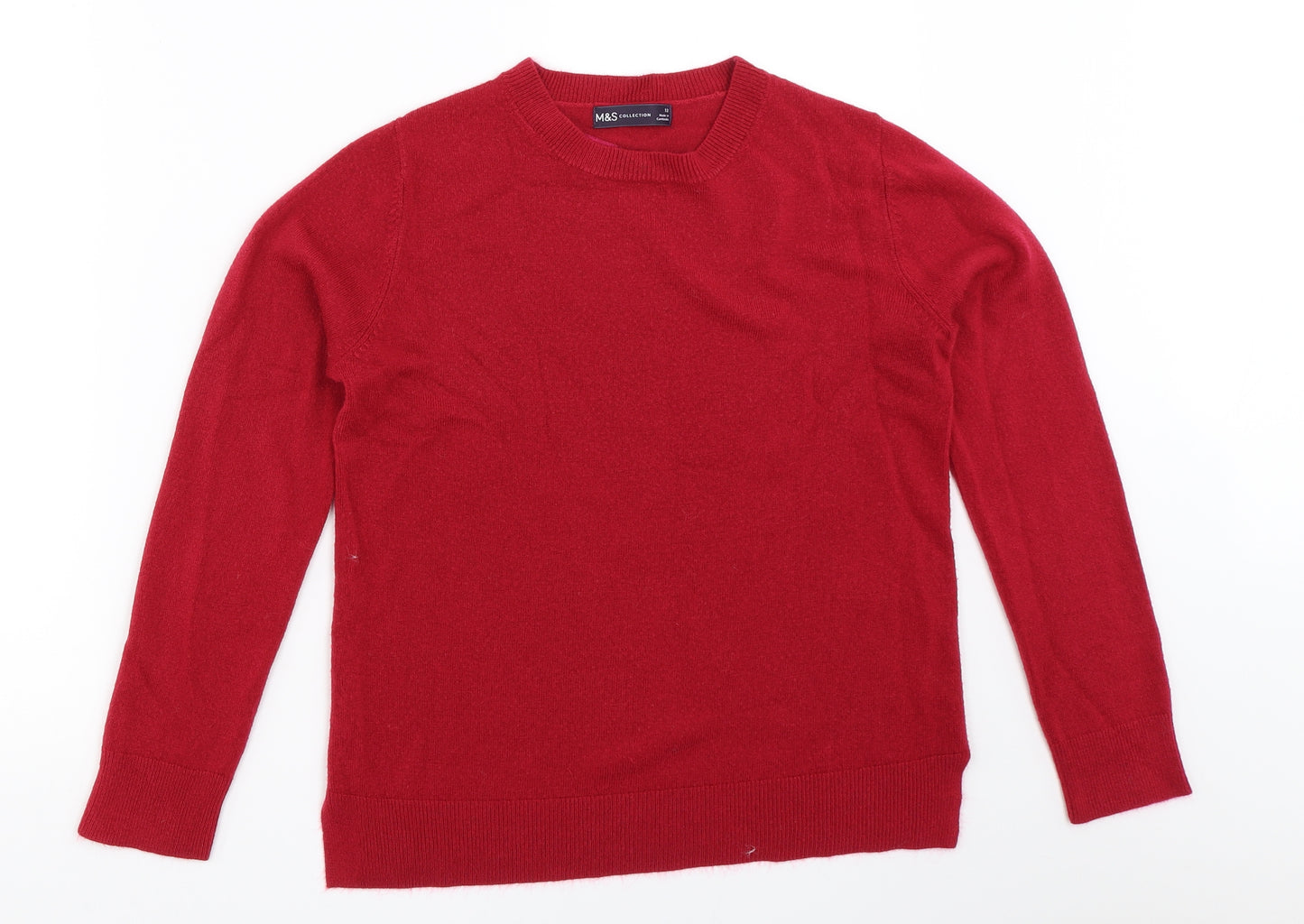 Marks and Spencer Womens Pink   Pullover Jumper Size 12