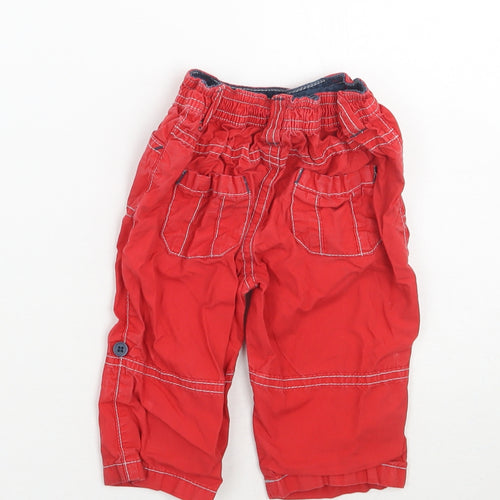TU Baby Red   Cargo Trousers Size 3-6 Months